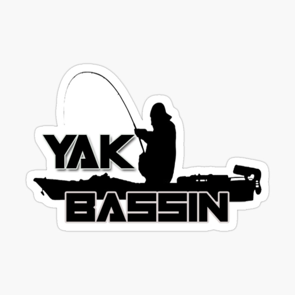 Kayak Bass Fishing Sticker | Sticker