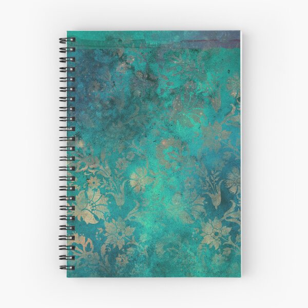 Item preview,  Turquesa y oro del viejo mundo floral designed and sold by nanriddle.