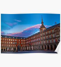 Spain. Madrid. Plaza Mayor. Poster