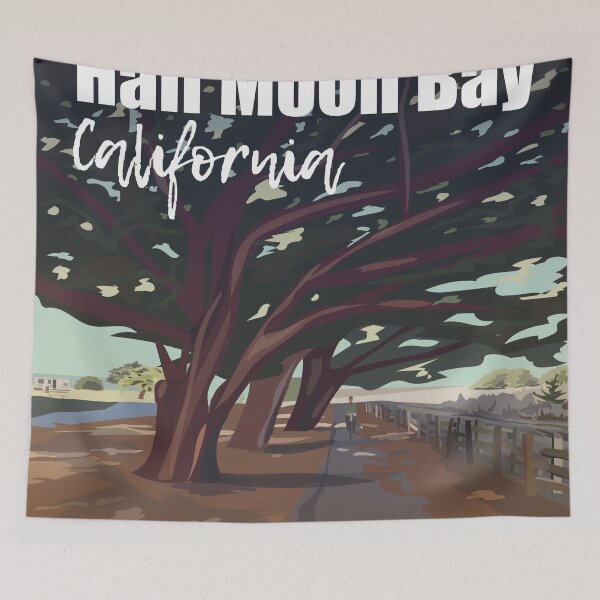 Item preview, Half Moon Bay Landscape designed and sold by AstraDesign.
