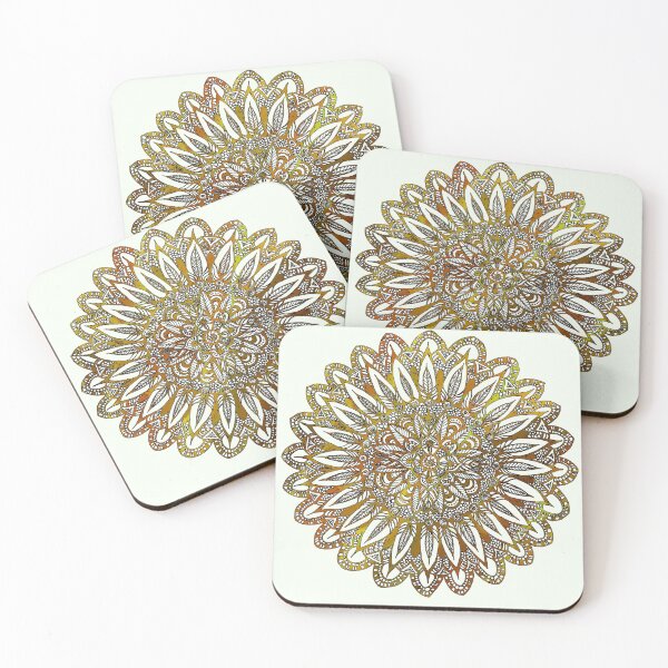 Item preview, Coloring Mandala on White Background designed and sold by MandalaFlowerArt.