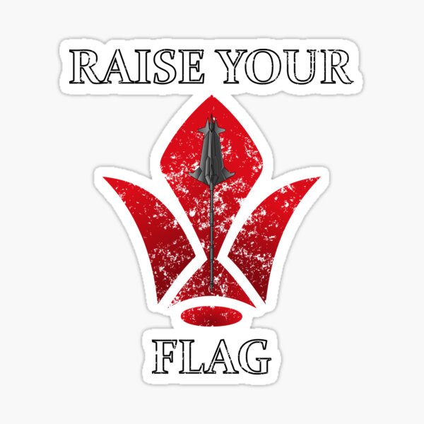 Raise Flag Stickers Redbubble