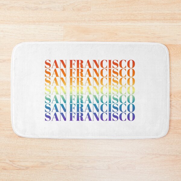 Item preview, San Francisco Rainbow aesthetic Typography. designed and sold by Stick2stamp.