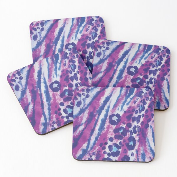 Item preview, Animal Skins in Purple , Magenta and Blue designed and sold by Leslie Rogers Todder.