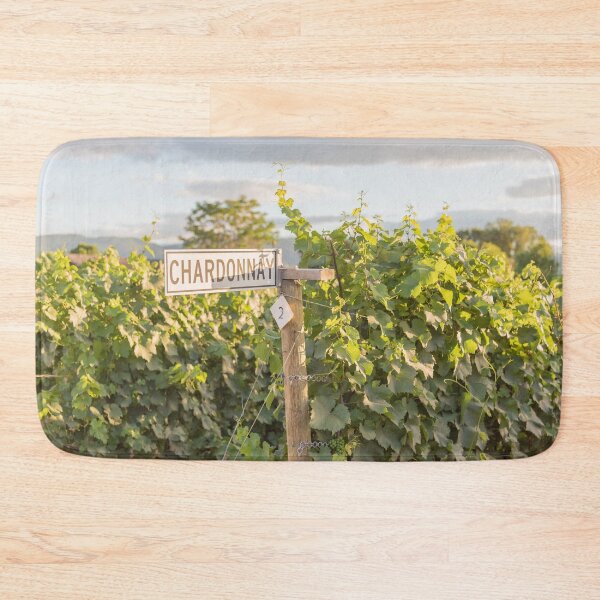 Item preview, Chardonnay Signpost and Grapevines in Summer designed and sold by Amy Mitchell.