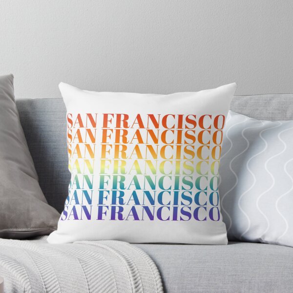 Item preview, San Francisco Rainbow aesthetic Typography. designed and sold by Stick2stamp.