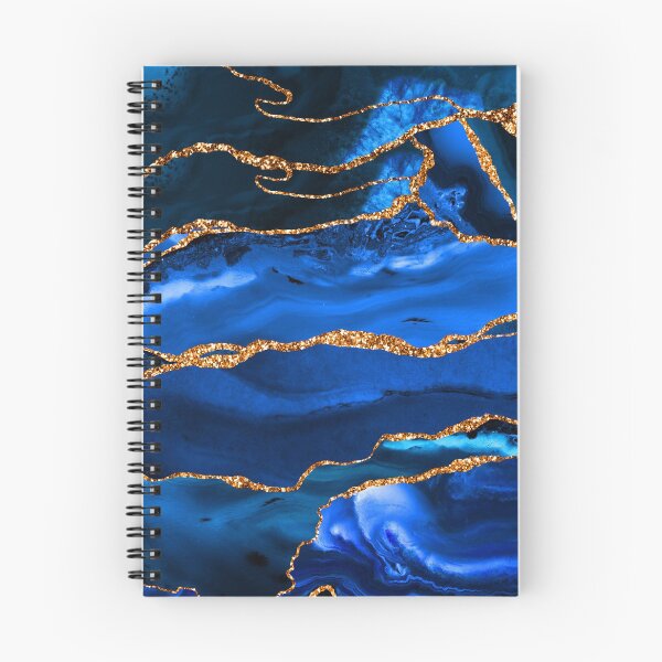 Item preview, Abstract Blue Agate Watercolor designed and sold by Strawflower Oasis.