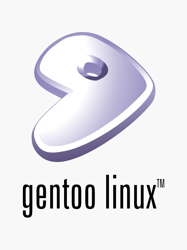 "Gentoo logo" Sticker for Sale by CountryYak Redbubble