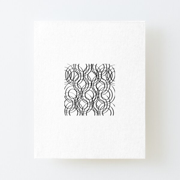 Circles Canvas Mounted Print