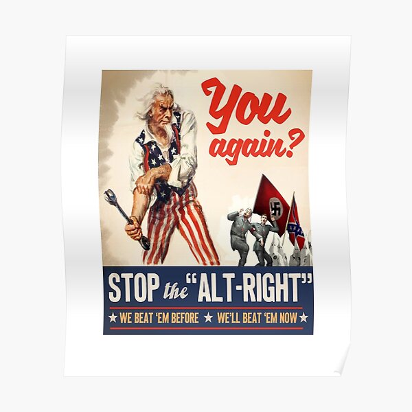 Stop the "Alt Right" Poster