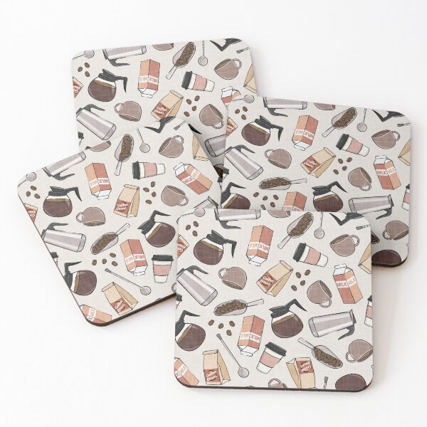 Item preview, Coffee House - Barista Elements - Tan designed and sold by littlearrow.