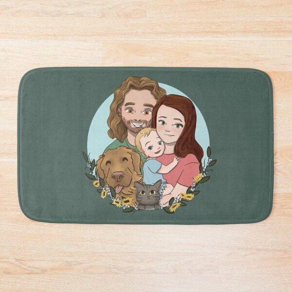 Item preview, Custom Anime Family Portrait: The Crowleys designed and sold by Regan Crowley.