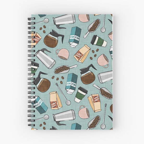 Item preview, Coffee House - Barista Elements - Teal designed and sold by littlearrow.