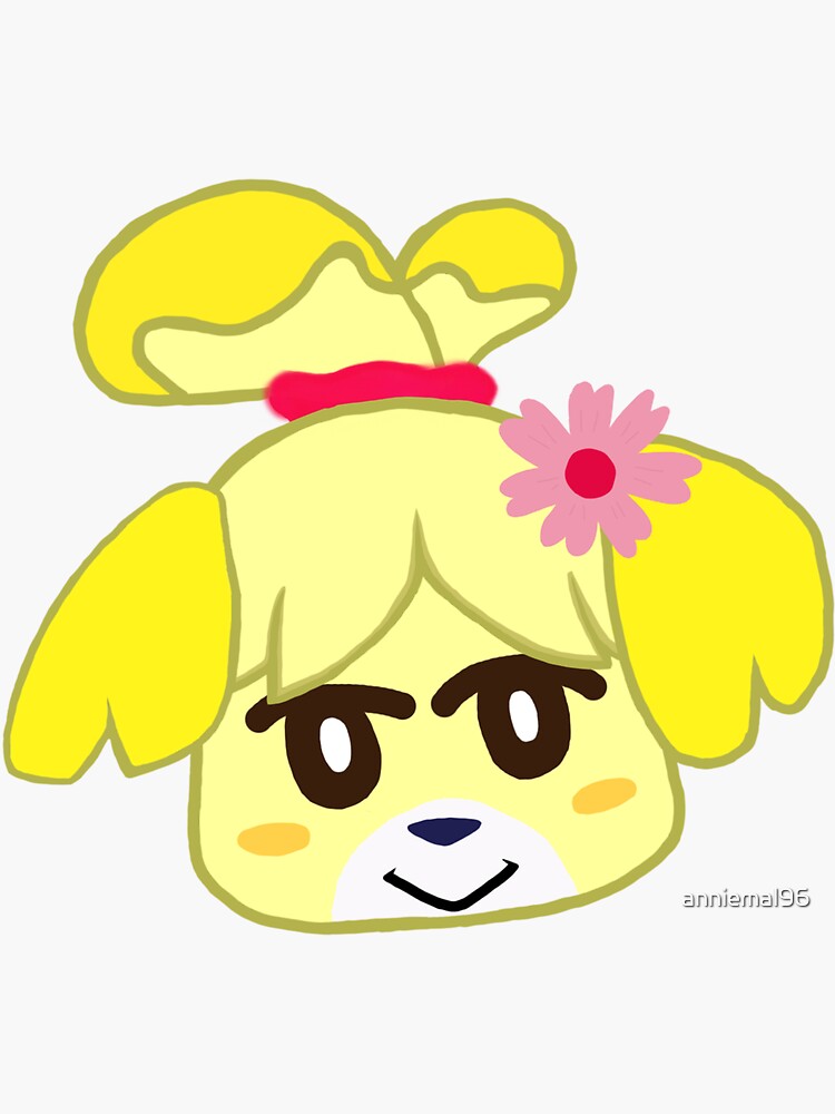 "Isabelle animal crossing" Sticker by anniemal96 | Redbubble