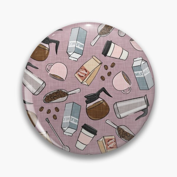Item preview, Coffee House - Barista Elements - Mauve designed and sold by littlearrow.