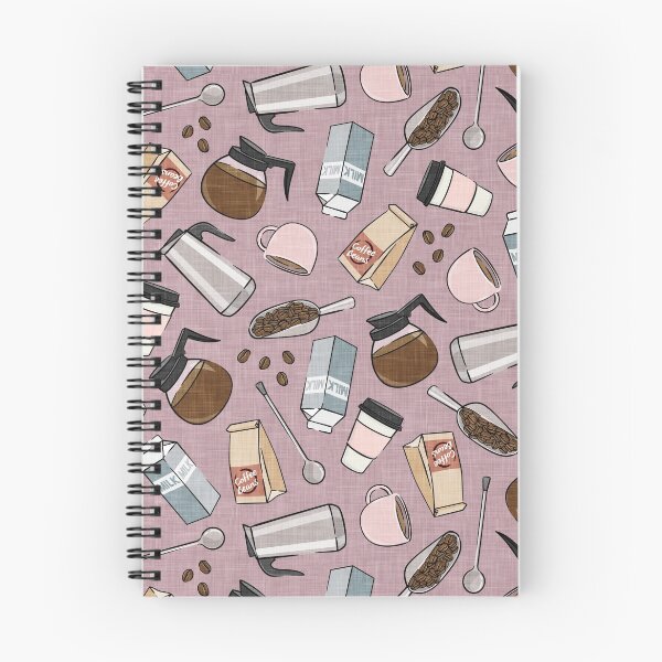 Item preview, Coffee House - Barista Elements - Mauve designed and sold by littlearrow.