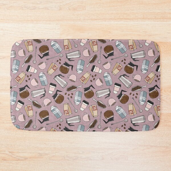 Item preview, Coffee House - Barista Elements - Mauve designed and sold by littlearrow.
