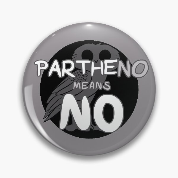 Item preview, Partheno Means No (Athena) designed and sold by OSPYouTube.