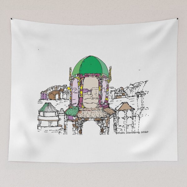 Item preview, The Relics of Atlantis: TeresaTown at Redbubble 2020 designed and sold by Mark Stansberry.