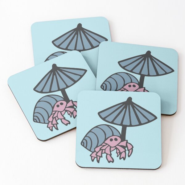 Item preview, Beach Hermit Crab with an Umbrella designed and sold by kmoblenes.