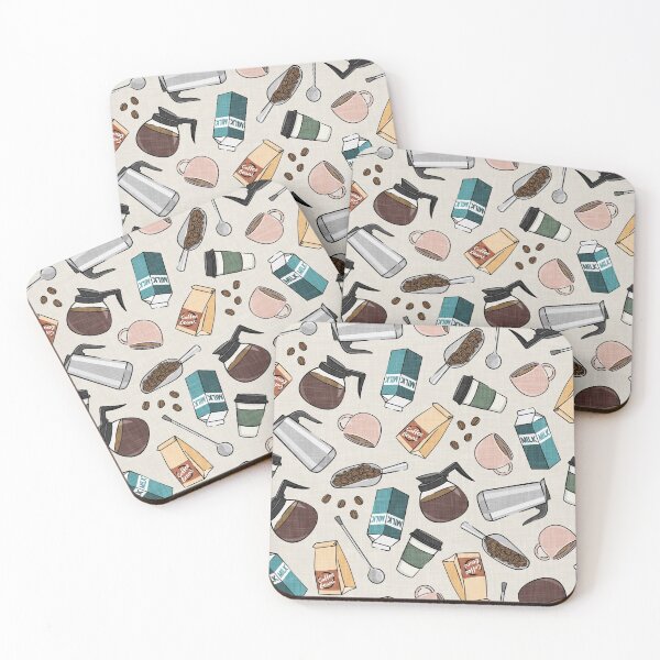 Item preview, Coffee House - Barista Elements - Tan V2 designed and sold by littlearrow.