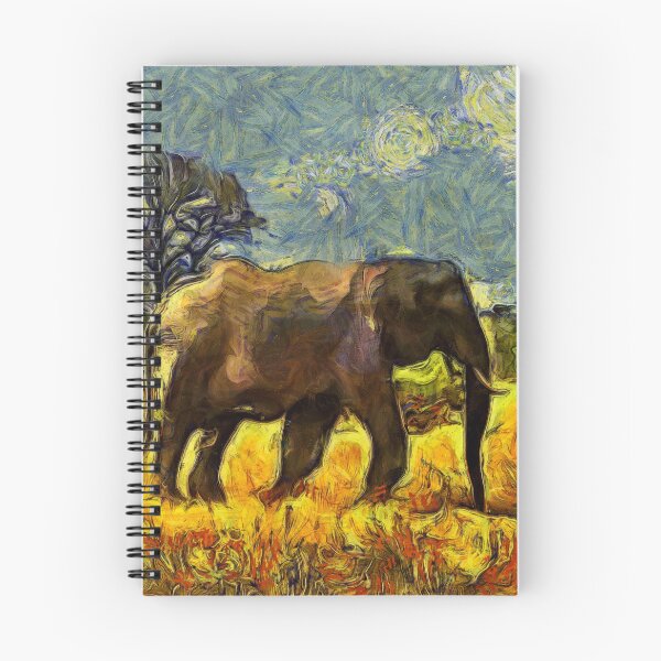 Item preview, Lone Elephant on African Savanna South Africa KPA designed and sold by karynpeters.