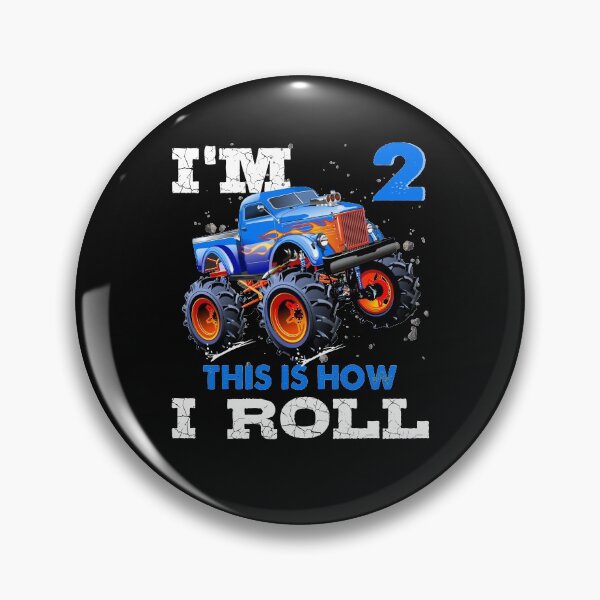 Artikelvorschau, Ich bin 2. So rolle ich Monster Truck, lustiges Geburtstagsgeschenk für Kinder zum 2. Geburtstag entworfen und verkauft von PrintOfi.