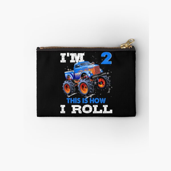 Item preview, I'm 2 This is How I Roll Monster Truck, Funny Kids 2 Year Old Birthday Party Gift designed and sold by PrintOfi.