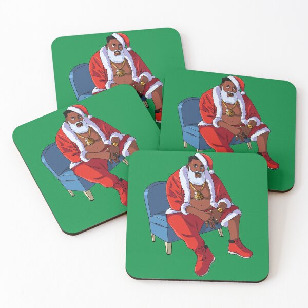 Item preview, Hip hop Black Santa Claus Christmas designed and sold by Nosek1ng.