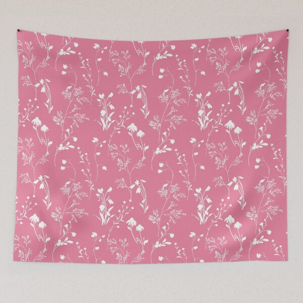 Aperçu de l'œuvre Evidemment Pink Wildflowers Pink Lace par Lisa Audit Art créée et vendue par Lisa Audit Art.