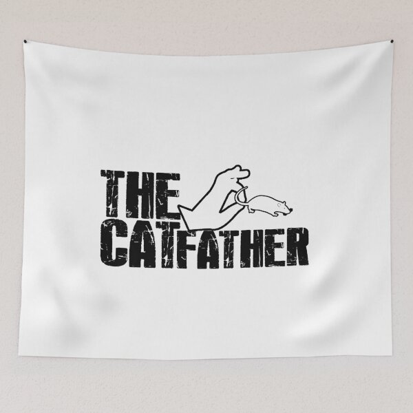 Item preview, The CAT-FATHER Divertido / Día del padre Dad Gift Animal Pet Lover Estilo de película designed and sold by YouHappyMyHappy.
