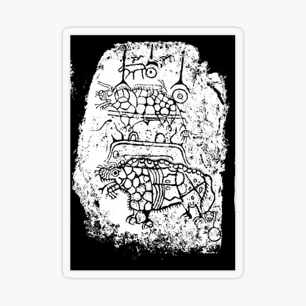 Cave paintings, ancient art Transparent Sticker