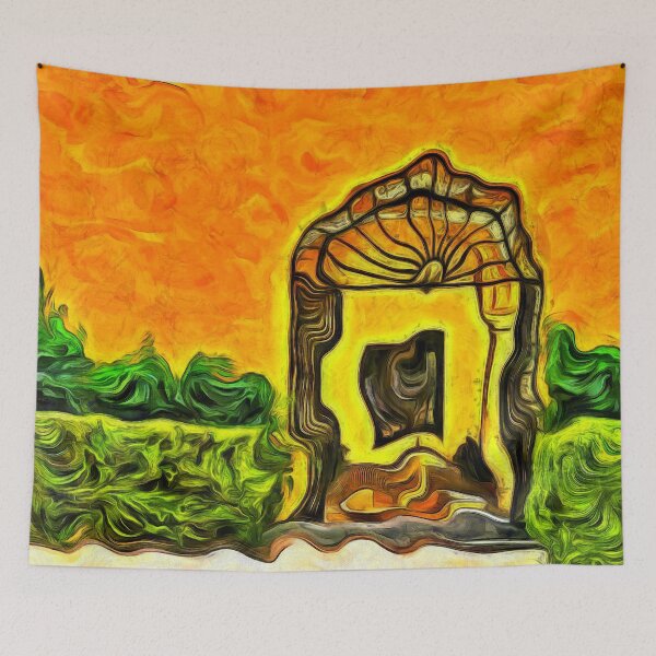 Item preview, Alcazar Castle Interior Garden Wall Seville Spain KPA designed and sold by karynpeters.