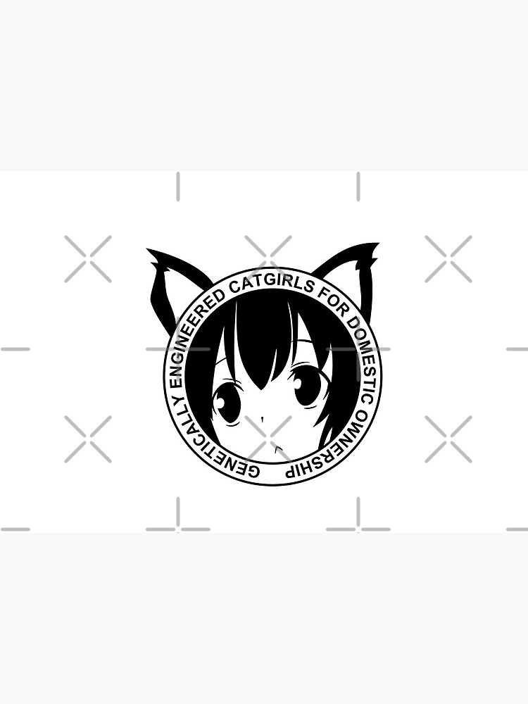 Genetically-Engineered-Catgirls-for-Domestic-Ownership!-(Black)-Mask |  Poster