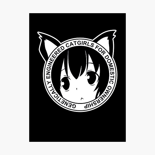 Genetically Engineered Catgirls for Domestic Ownership! Sticker for Sale  by bakerandness