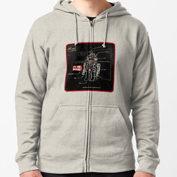DEVO BOTS 009 Zipped Hoodie