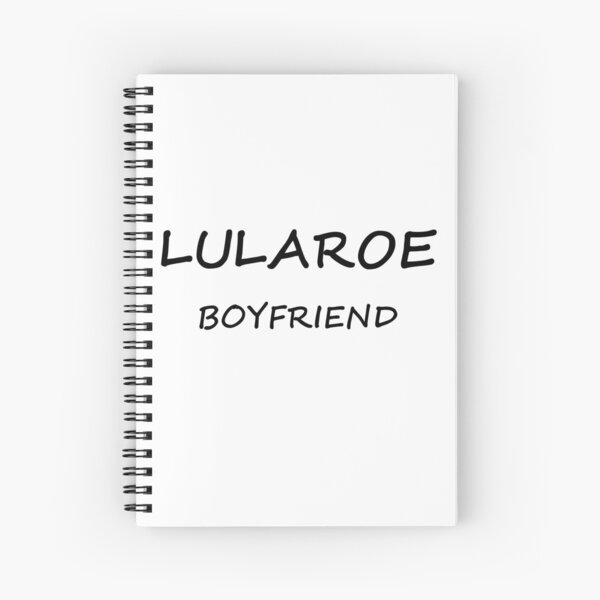 Wonderful lularoe boyfriend t-shirt Spiral Notebook
