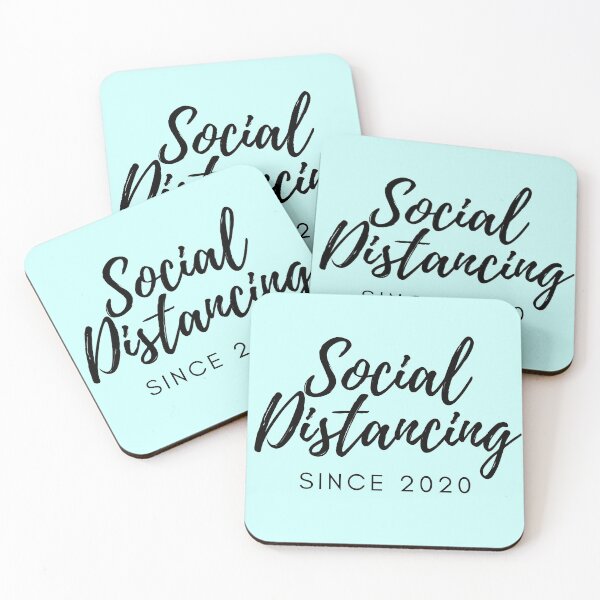 Item preview, Social Distancing Since 2020 designed and sold by PorcupineAndGun.