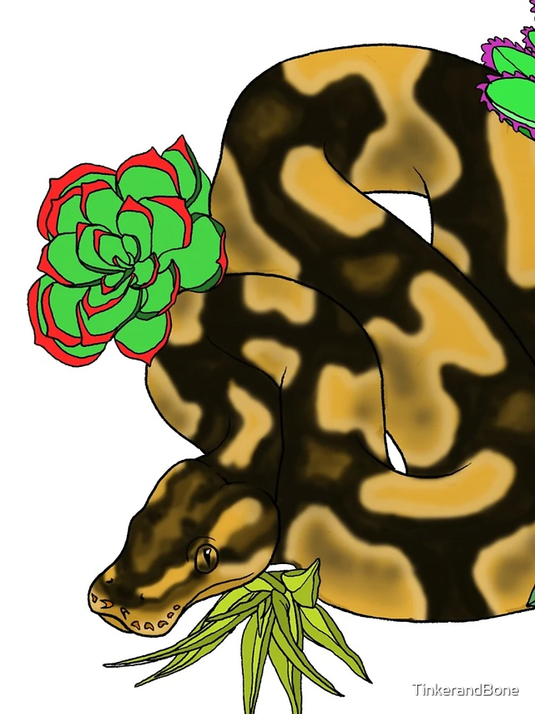 Thumbnail 4 of 4, iPhone Case, Normal Ball Python designed and sold by TinkerandBone.