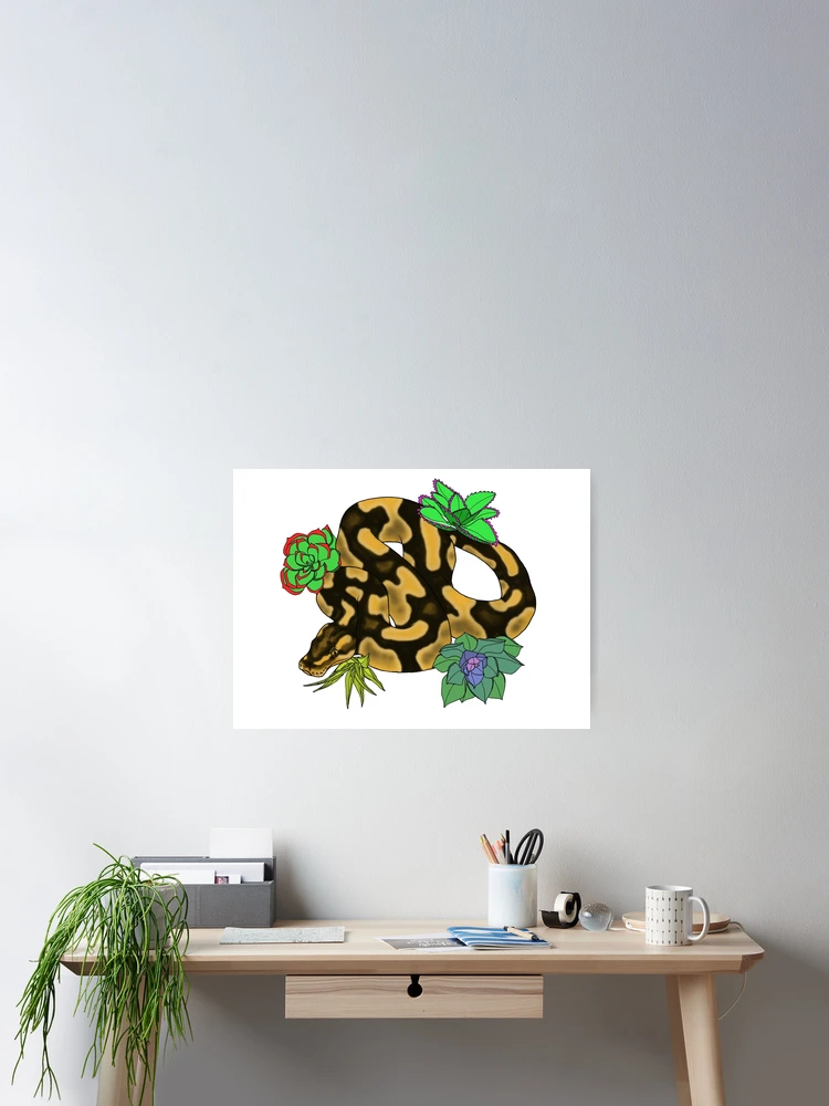 Thumbnail 2 von 3, Poster, Normaler Ball Python designt und verkauft von TinkerandBone.