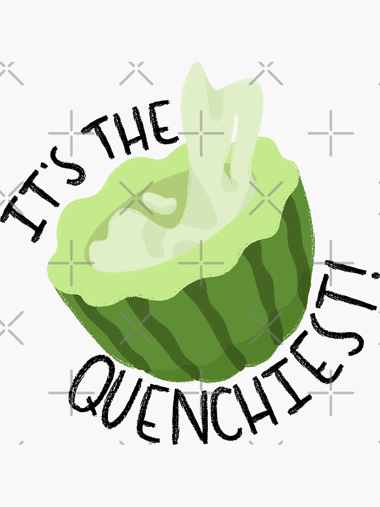 Thumbnail 3 of 3, Sticker, It's the Quenchiest! Cactus Juice designed and sold by alophia.