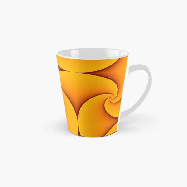 Curves of Pursuit in Yellow Tall Mug