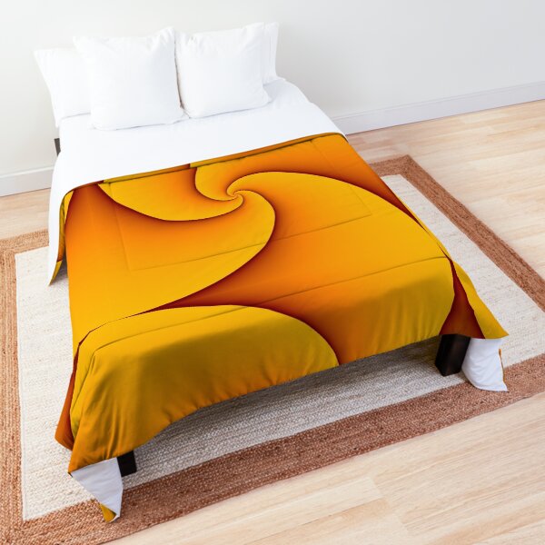 Curves of Pursuit in Yellow Comforter
