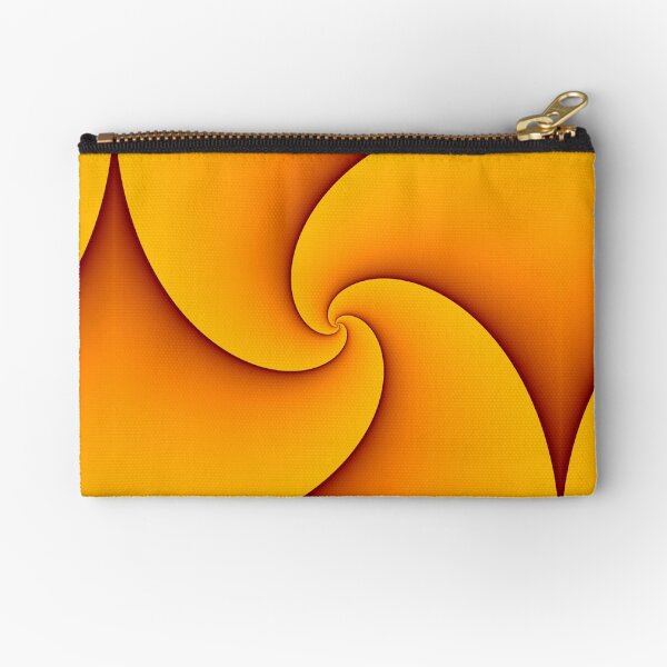 Curves of Pursuit in Yellow Zipper Pouch
