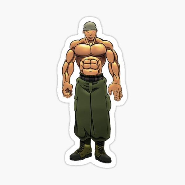 Gaia Baki The Grappler Sticker Sticker By Gitarus Redbubble