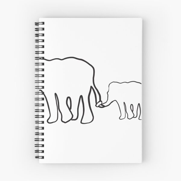 Aperçu de l'œuvre Éléphant avec maman créée et vendue par Kari Levy.