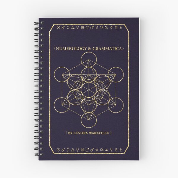 Item preview, 'Numerology & Grammatica' Journal designed and sold by chemicalpixie.