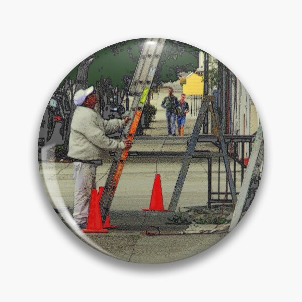Item preview, Caution Times Three Ladders designed and sold by Michael May.