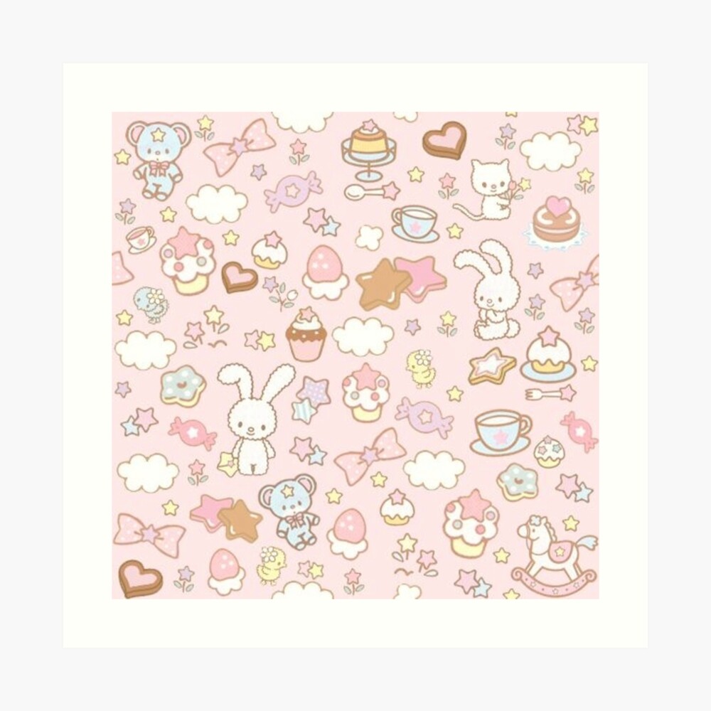 Kawaii Pastel Print Graphic T-Shirt for Sale by arealprincess