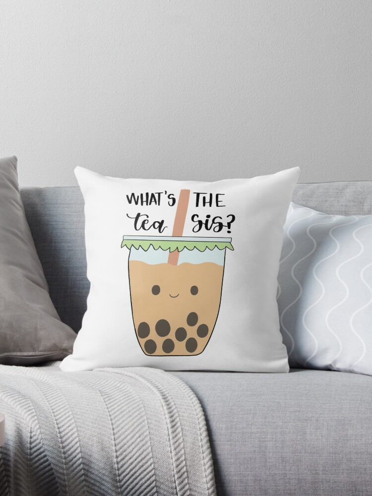 milk tea pillow